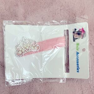 Princess Crown Baby Pearl Diamond Headband